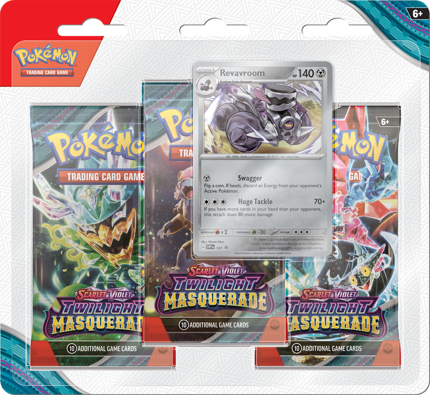 POKEMON SV6 TWILIGHT MASQUERADE 3PK BLISTER | Impulse Games and Hobbies