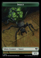 Eldrazi Spawn // Insect Double-Sided Token [Commander Masters Tokens] | Impulse Games and Hobbies