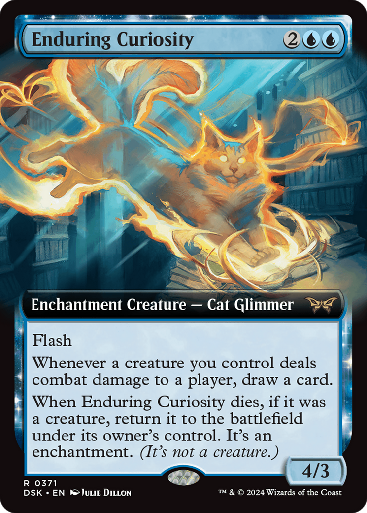 Enduring Curiosity (Extended Art) [Duskmourn: House of Horror] | Impulse Games and Hobbies