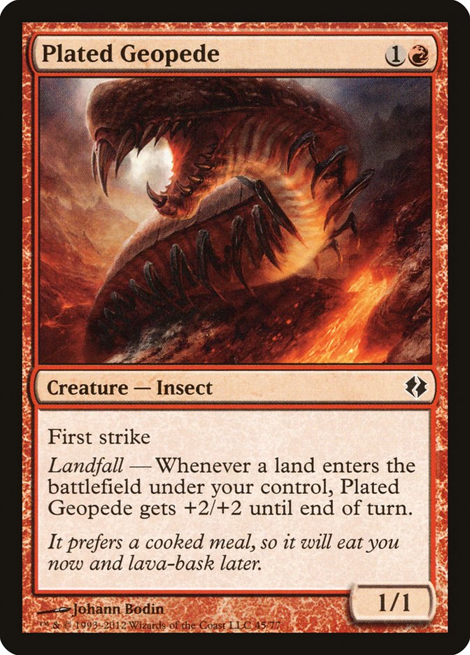 Plated Geopede [Duel Decks: Venser vs. Koth] | Impulse Games and Hobbies