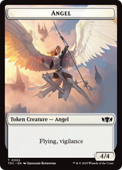 Angel // Spirit Double-Sided Token [Tarkir: Dragonstorm Commander Tokens] | Impulse Games and Hobbies
