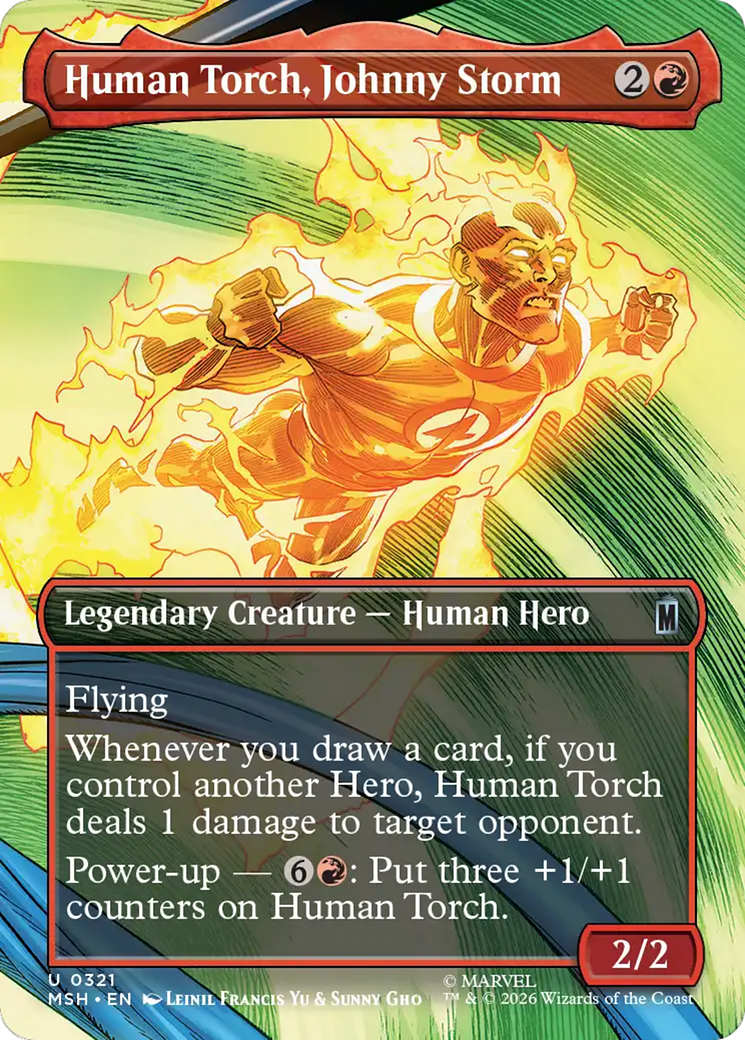 Human Torch, Johnny Storm (Borderless) [Marvel Super Heroes] | Impulse Games and Hobbies