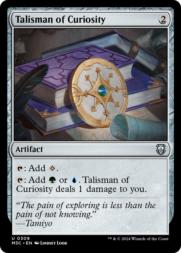 Talisman of Curiosity (Ripple Foil) [Modern Horizons 3 Commander] | Impulse Games and Hobbies