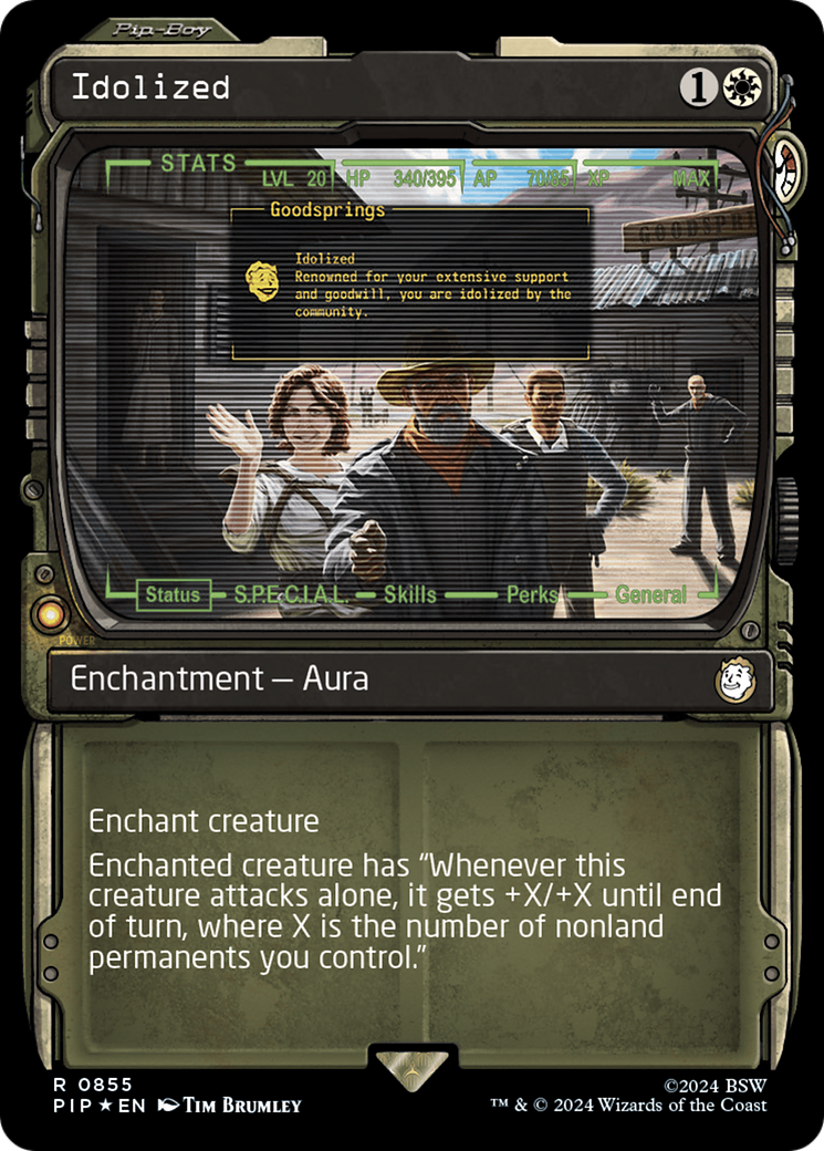 Idolized (Showcase) (Surge Foil) [Fallout] | Impulse Games and Hobbies