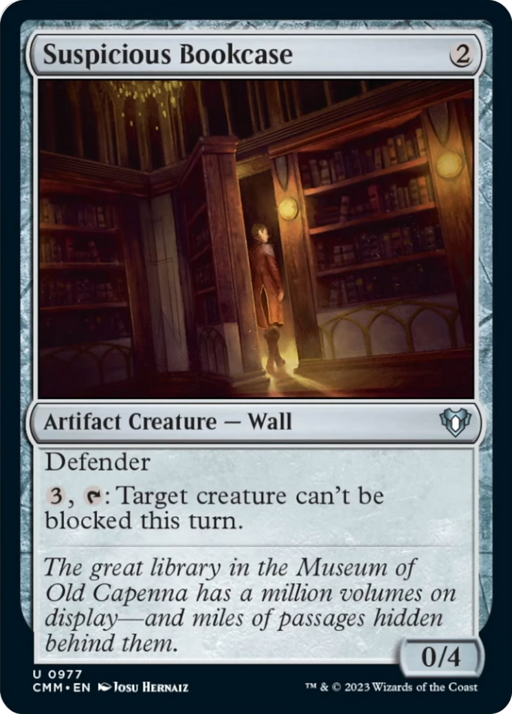 Suspicious Bookcase [Commander Masters] | Impulse Games and Hobbies