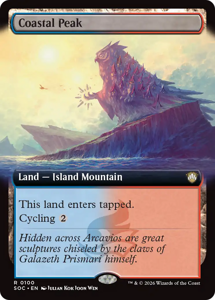 Coastal Peak (Extended Art) [Secrets of Strixhaven Commander] | Impulse Games and Hobbies