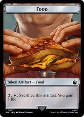 Warrior // Food (0027) Double-Sided Token [Doctor Who Tokens] | Impulse Games and Hobbies