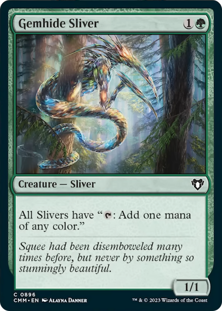 Gemhide Sliver [Commander Masters] | Impulse Games and Hobbies