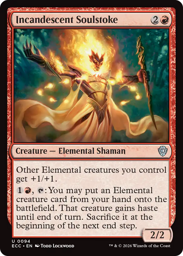 Incandescent Soulstoke [Lorwyn Eclipsed Commander] | Impulse Games and Hobbies