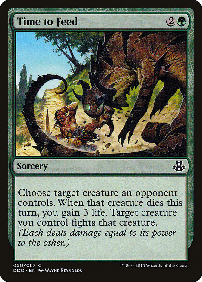 Time to Feed [Duel Decks: Elspeth vs. Kiora] | Impulse Games and Hobbies