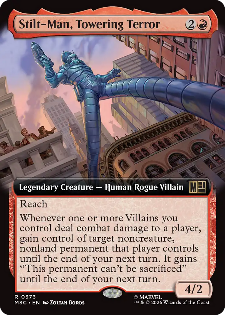Stilt-Man, Towering Terror (Extended Art) [Marvel Super Heroes Commander] | Impulse Games and Hobbies