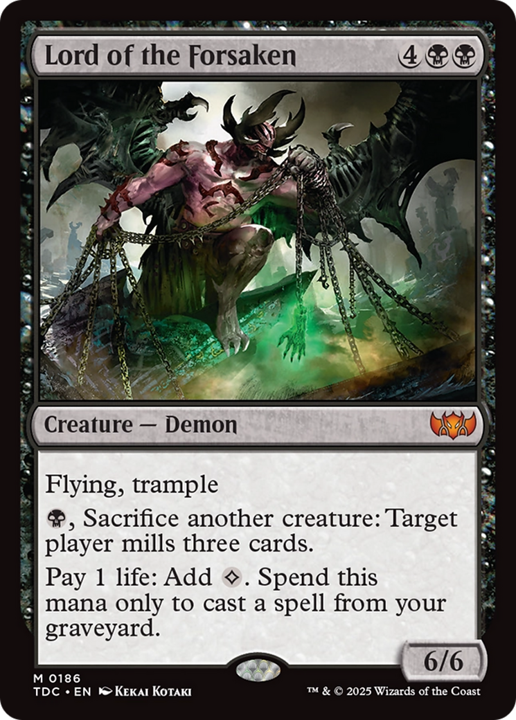 Lord of the Forsaken [Tarkir: Dragonstorm Commander] | Impulse Games and Hobbies