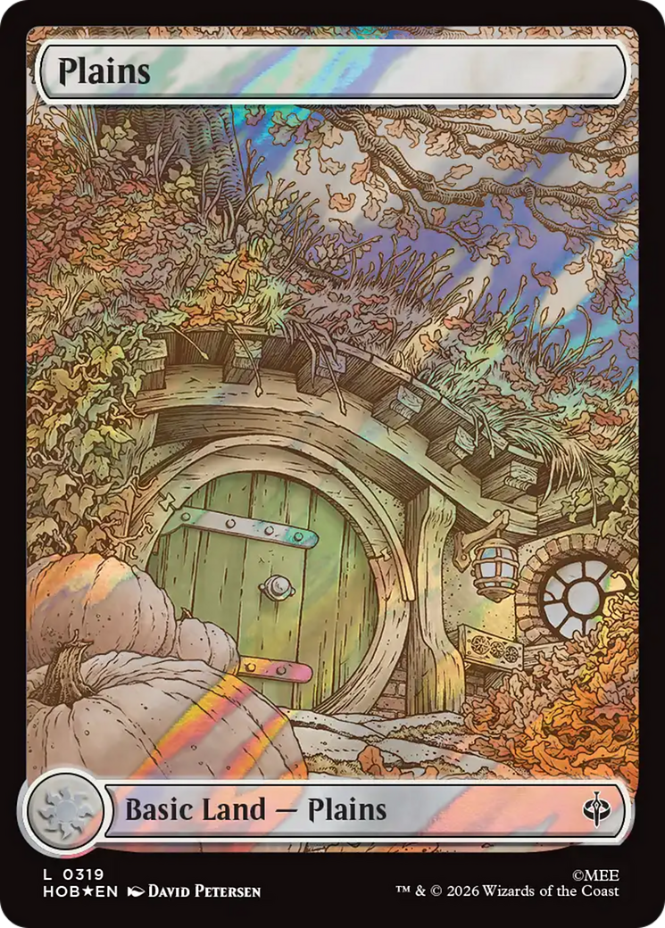 Plains (0319) (Surge Foil) [The Hobbit] | Impulse Games and Hobbies