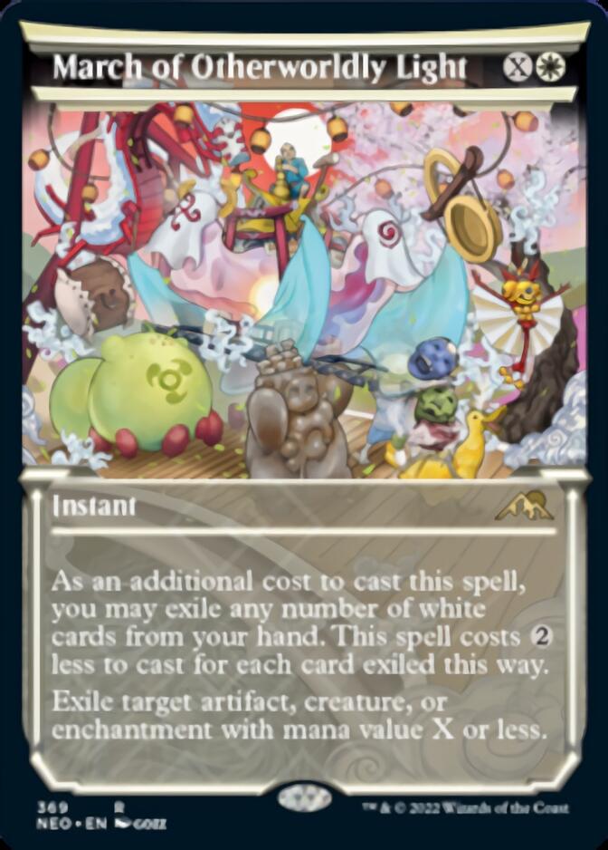 March of Otherworldly Light (Showcase Soft Glow) [Kamigawa: Neon Dynasty] | Impulse Games and Hobbies