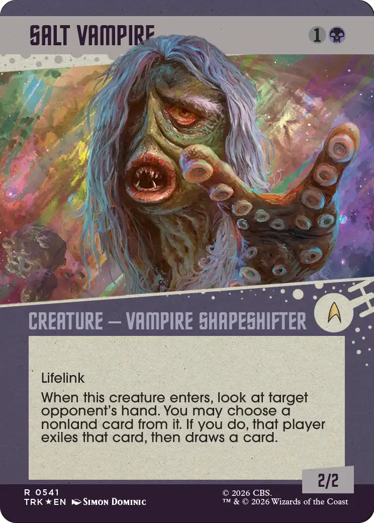 Salt Vampire (Showcase) (Surge Foil) [Star Trek] | Impulse Games and Hobbies
