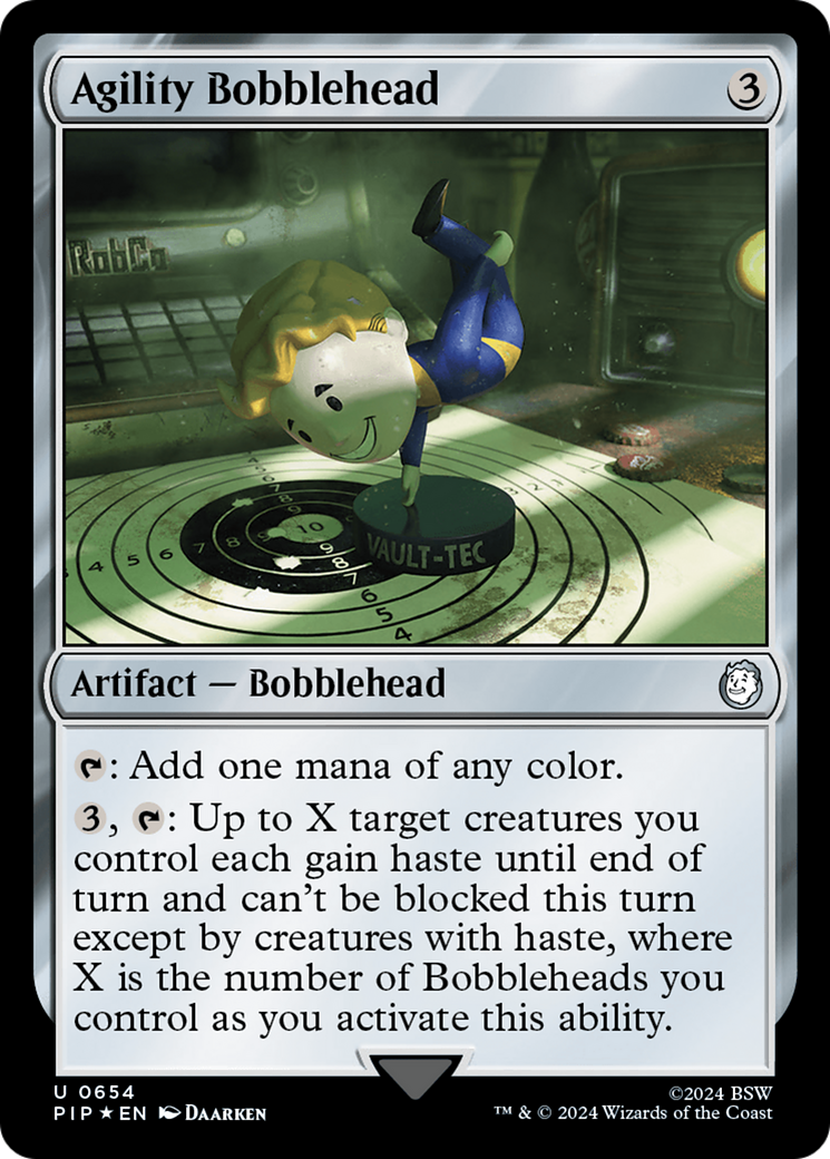 Agility Bobblehead (Surge Foil) [Fallout] | Impulse Games and Hobbies