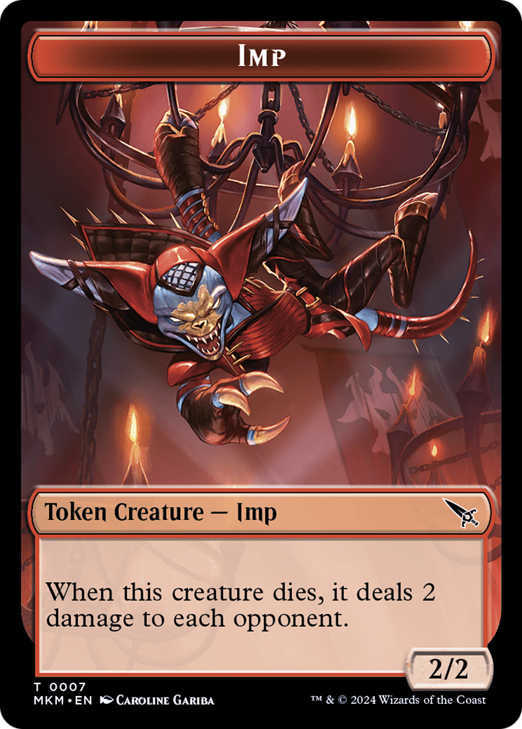 Detective // Imp Double-Sided Token [Murders at Karlov Manor Tokens] | Impulse Games and Hobbies