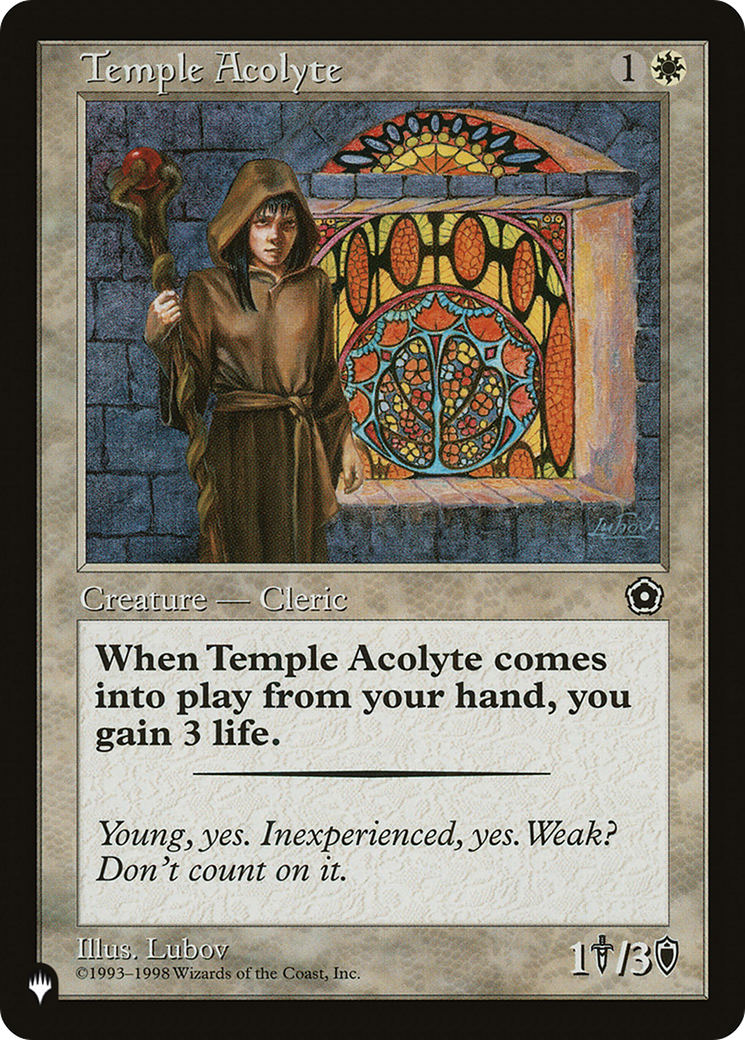 Temple Acolyte [The List Reprints] | Impulse Games and Hobbies