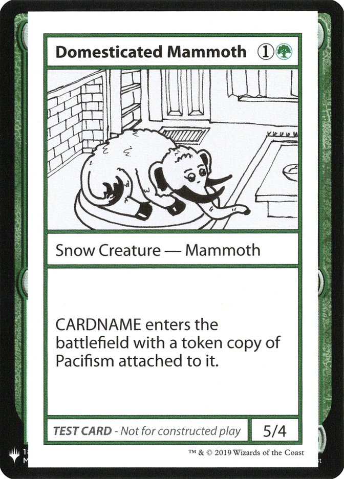 Domesticated Mammoth [Mystery Booster Playtest Cards] | Impulse Games and Hobbies