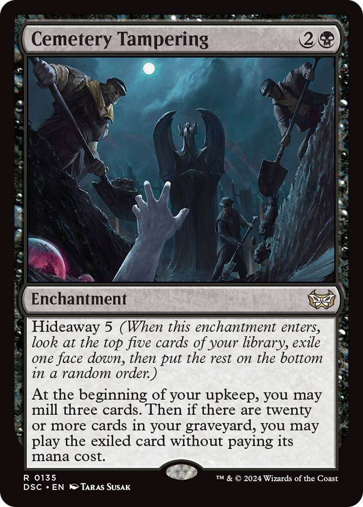 Cemetery Tampering [Duskmourn: House of Horror Commander] | Impulse Games and Hobbies
