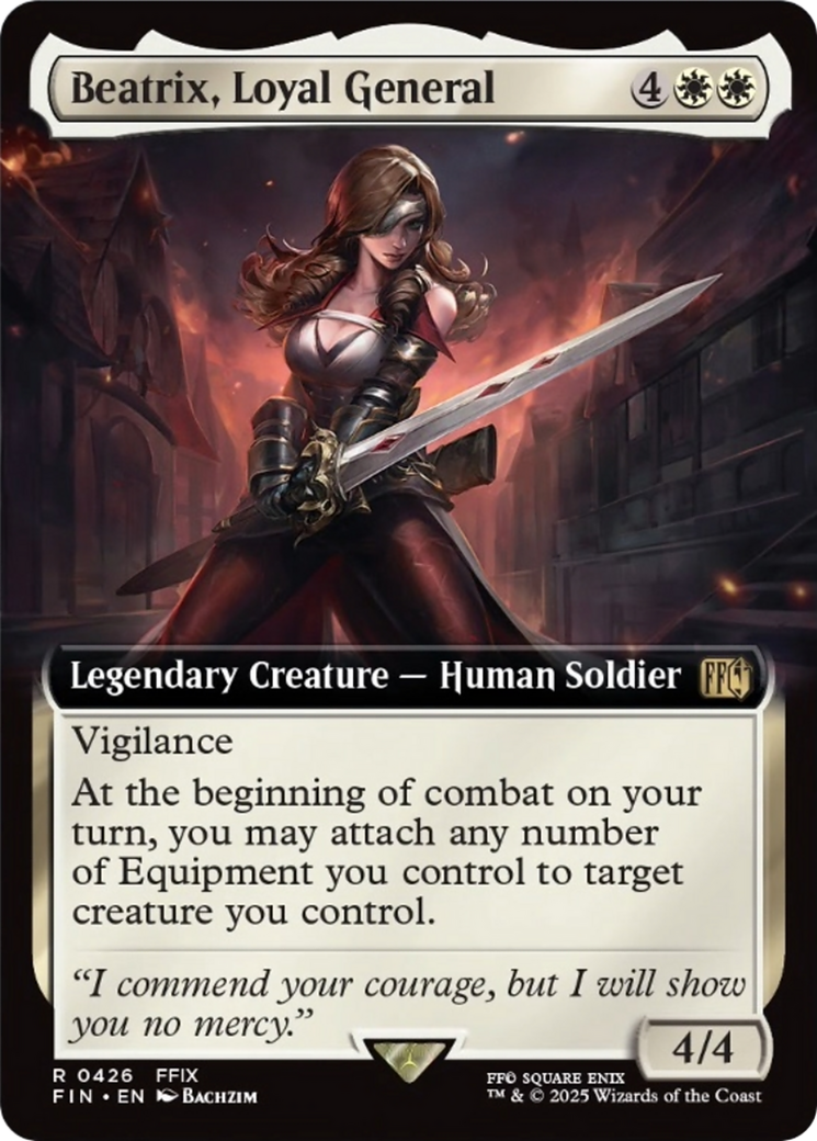 Beatrix, Loyal General (Extended Art) [FINAL FANTASY] | Impulse Games and Hobbies