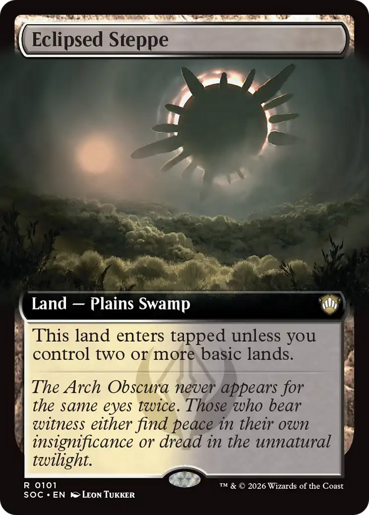 Eclipsed Steppe (Extended Art) [Secrets of Strixhaven Commander] | Impulse Games and Hobbies