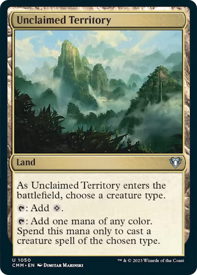 Unclaimed Territory [Commander Masters] | Impulse Games and Hobbies