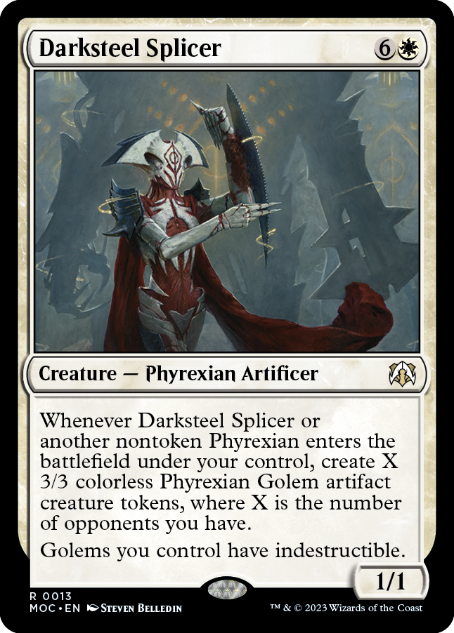 Darksteel Splicer [March of the Machine Commander] | Impulse Games and Hobbies