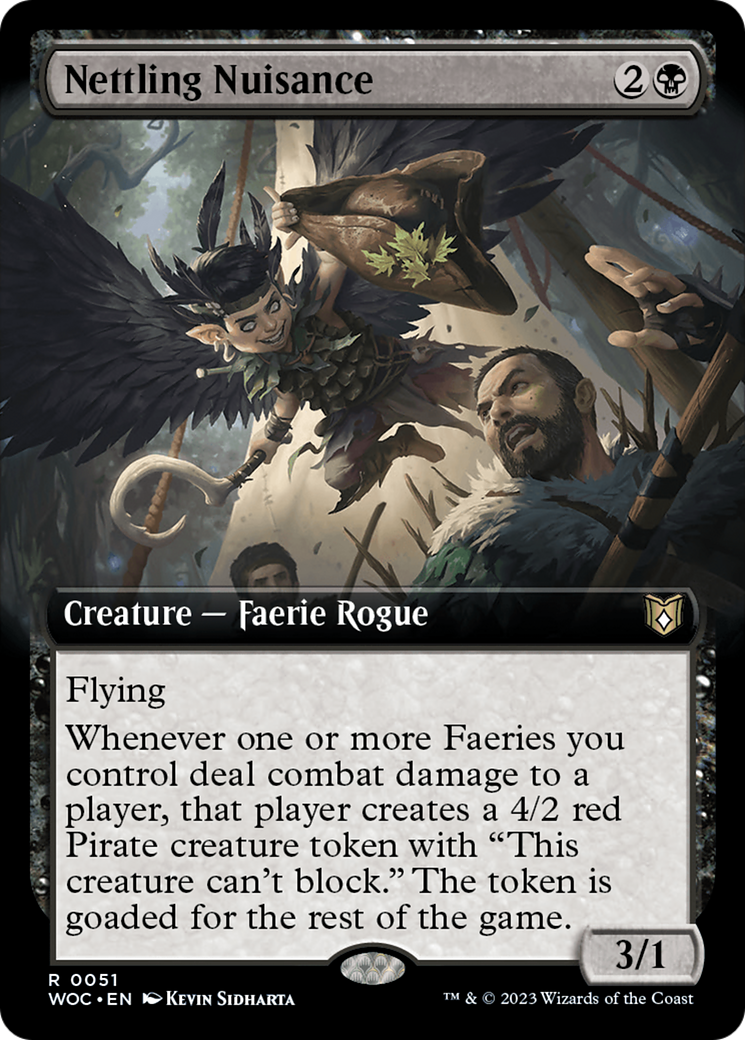 Nettling Nuisance (Extended Art) [Wilds of Eldraine Commander] | Impulse Games and Hobbies