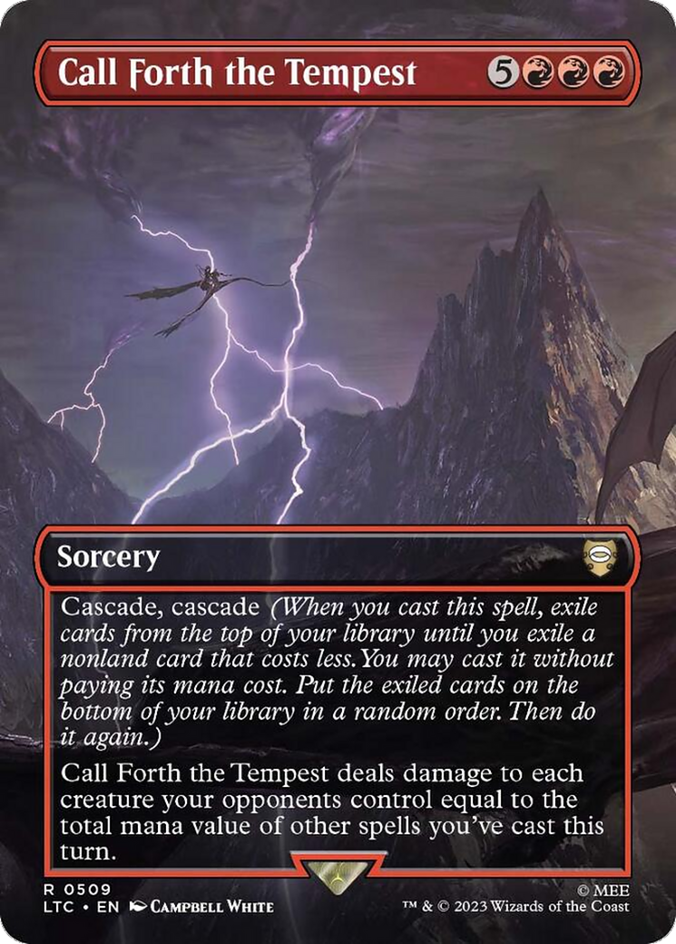 Call Forth the Tempest (Borderless) [The Lord of the Rings: Tales of Middle-Earth Commander] | Impulse Games and Hobbies