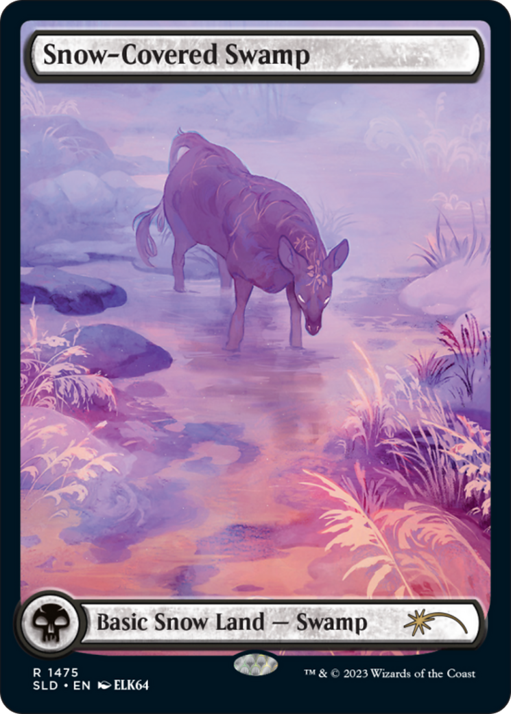 Snow-Covered Swamp (1475) (Rainbow Foil) [Secret Lair Drop Series] | Impulse Games and Hobbies