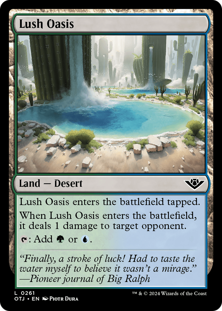Lush Oasis [Outlaws of Thunder Junction] | Impulse Games and Hobbies