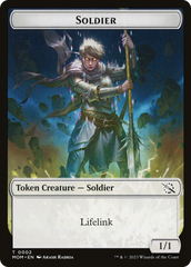 Soldier // Thopter Double-Sided Token [March of the Machine Tokens] | Impulse Games and Hobbies