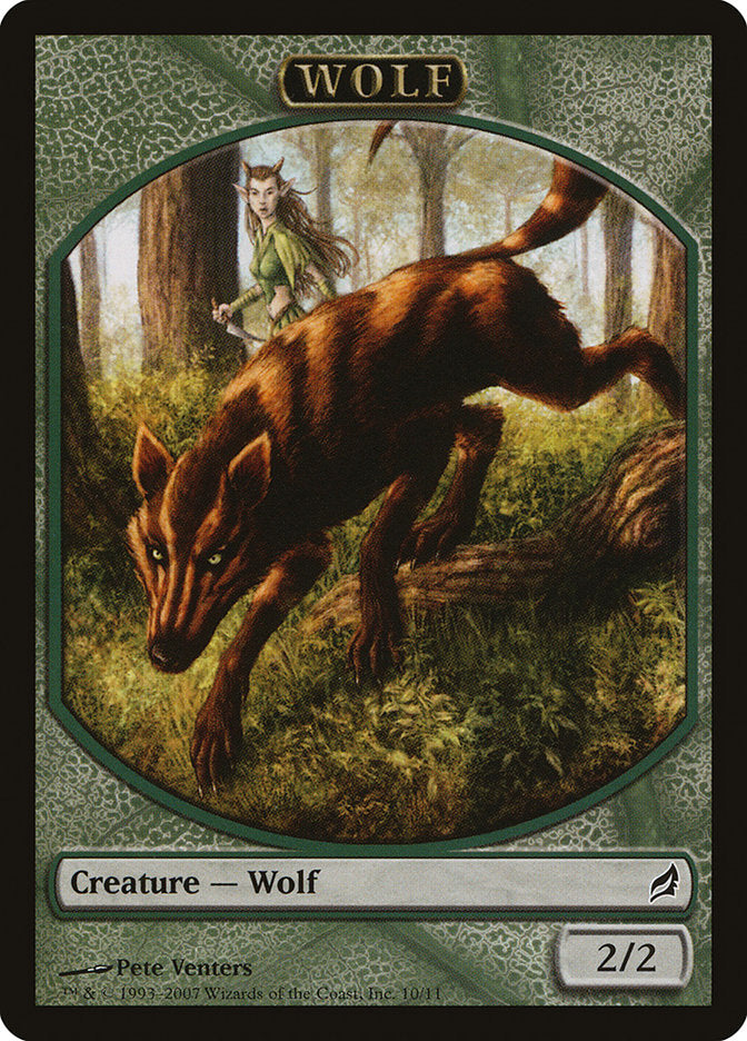 Wolf Token [Lorwyn Tokens] | Impulse Games and Hobbies