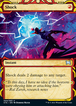Shock (Foil Etched) [Strixhaven: Mystical Archive] | Impulse Games and Hobbies