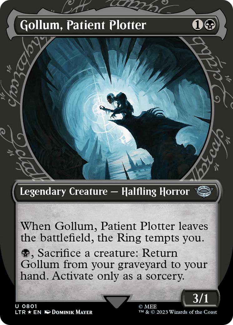 Gollum, Patient Plotter (Showcase) (Surge Foil) [The Lord of the Rings: Tales of Middle-Earth] | Impulse Games and Hobbies
