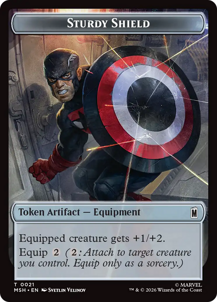 The Tiger God // Sturdy Shield Double-Sided Token [Marvel Super Heroes Tokens] | Impulse Games and Hobbies