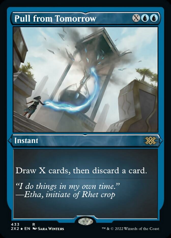 Pull from Tomorrow (Foil Etched) [Double Masters 2022] | Impulse Games and Hobbies
