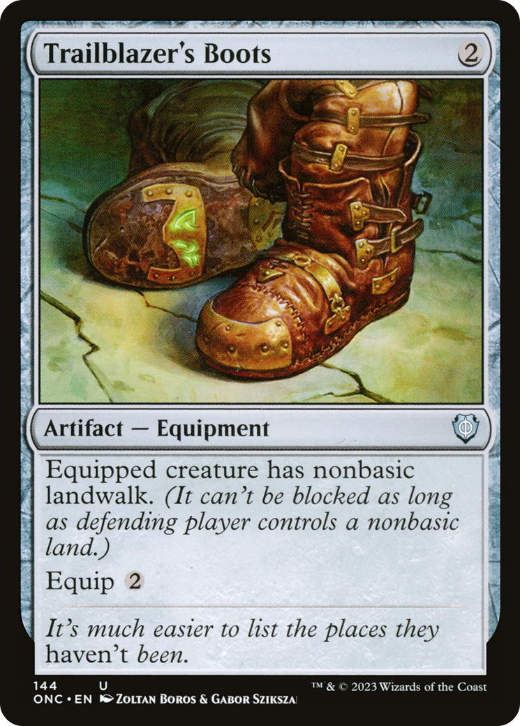 Trailblazer's Boots [Phyrexia: All Will Be One Commander] | Impulse Games and Hobbies