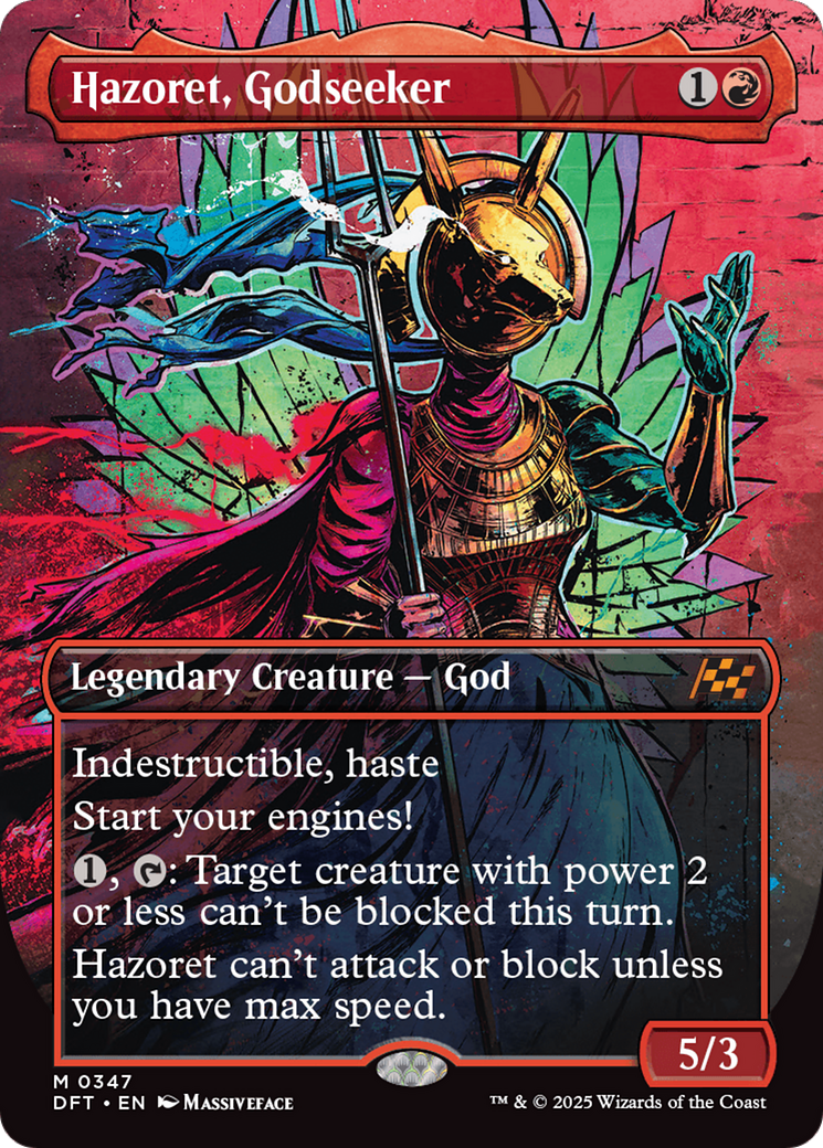 Hazoret, Godseeker (Borderless) [Aetherdrift] | Impulse Games and Hobbies
