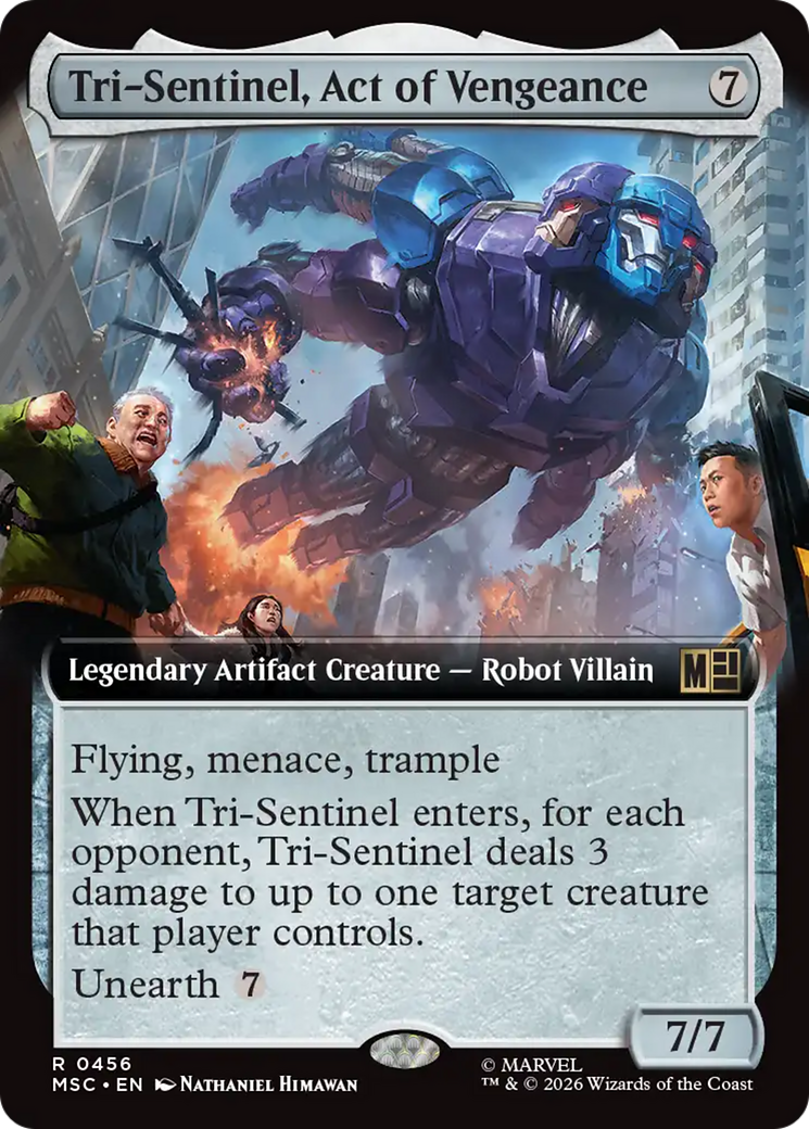 Tri-Sentinel, Act of Vengeance (Extended Art) [Marvel Super Heroes Commander] | Impulse Games and Hobbies