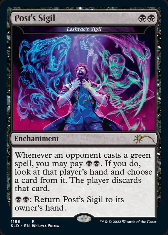 Post's Sigil - Leshrac's Sigil [Secret Lair Drop Series] | Impulse Games and Hobbies