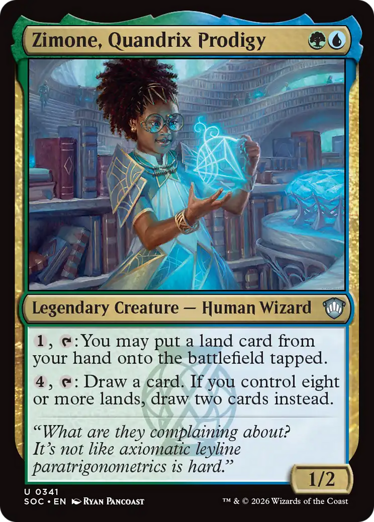 Zimone, Quandrix Prodigy [Secrets of Strixhaven Commander] | Impulse Games and Hobbies