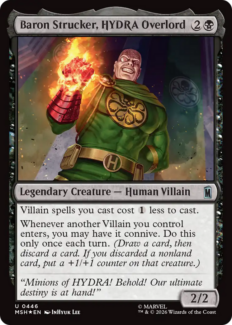 Baron Strucker, HYDRA Overlord (Surge Foil) [Marvel Super Heroes] | Impulse Games and Hobbies