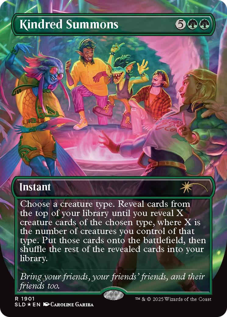 Kindred Summons (Double Rainbow Foil) [Secret Lair Drop Series] | Impulse Games and Hobbies