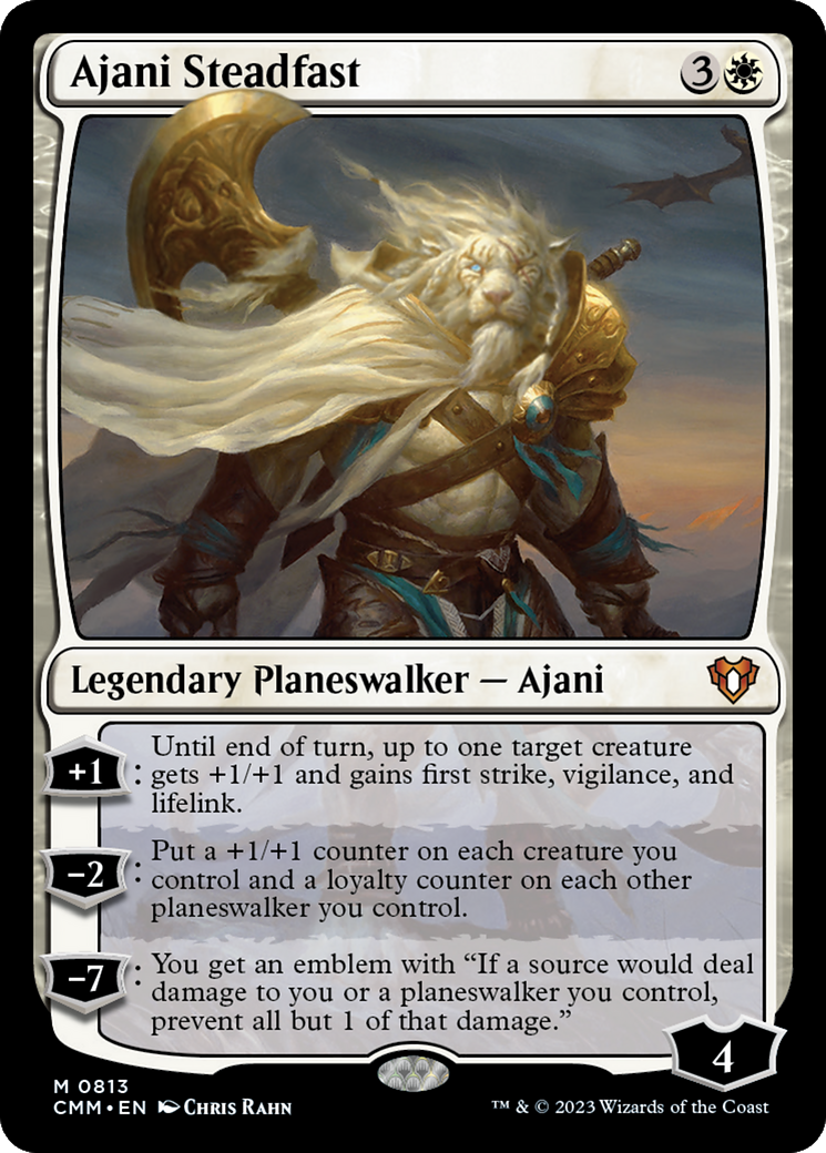 Ajani Steadfast [Commander Masters] | Impulse Games and Hobbies