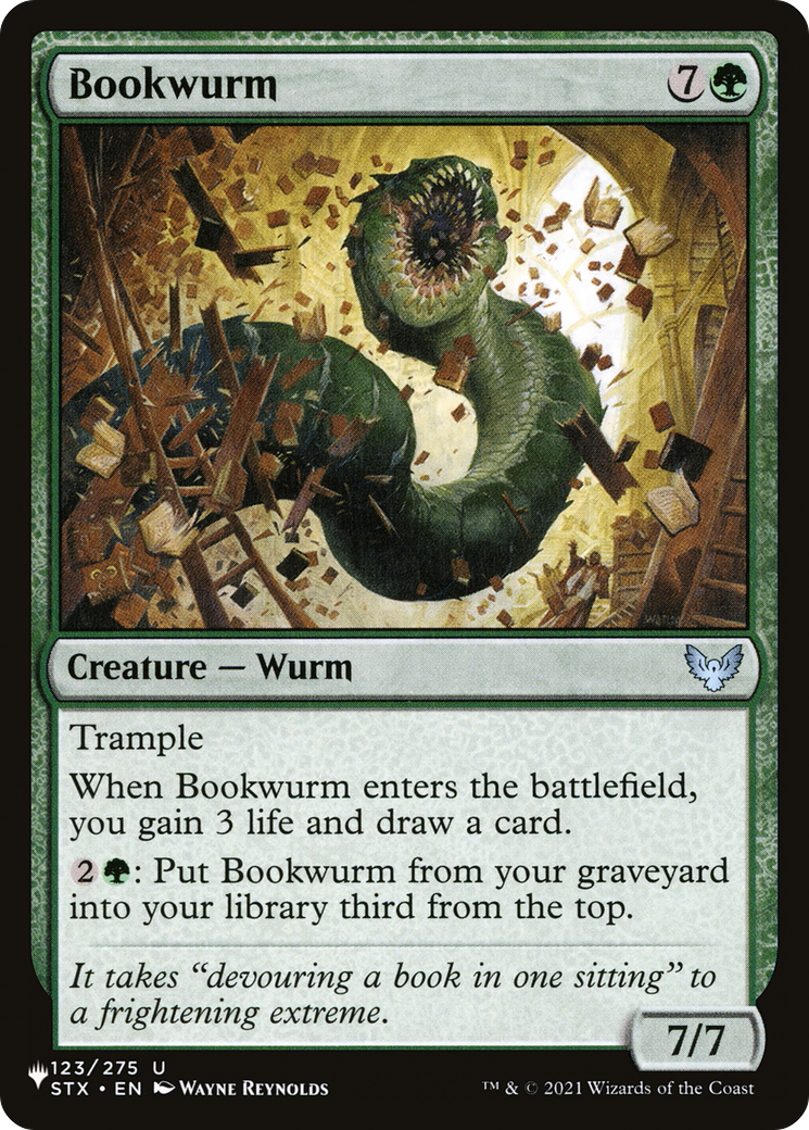 Bookwurm [The List Reprints] | Impulse Games and Hobbies