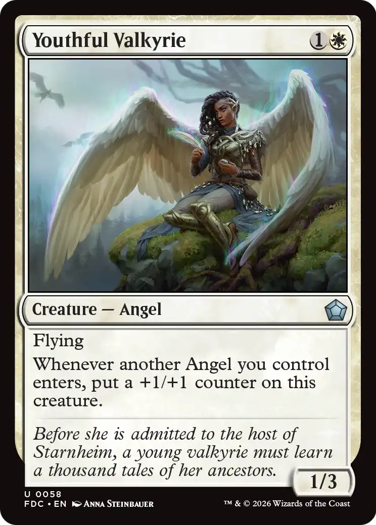 Youthful Valkyrie [Foundations Commander] | Impulse Games and Hobbies