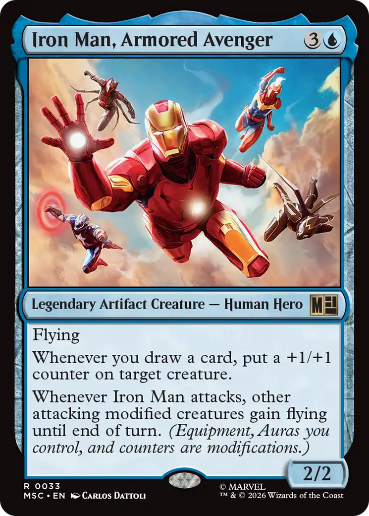 Iron Man, Armored Avenger (Surge Foil) [Marvel Super Heroes Commander] | Impulse Games and Hobbies
