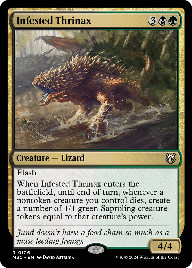 Infested Thrinax [Modern Horizons 3 Commander] | Impulse Games and Hobbies